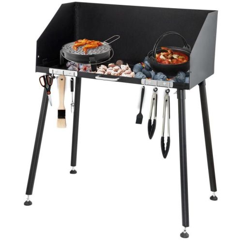Dutch Oven Cooking Table W/ Wind Shield Dutch Oven Cooking Table W/ Wind Shield