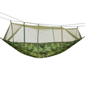 Portable Nylon  Hommock  with Mosquito Net (orange,green: Camouflage)