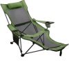 Folding Camp Chair 330 lbs Capacity w/ Footrest Mesh Lounge Chair