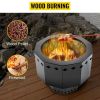 Portable Smokeless Fire Bowl For Picnic Backyard Camping