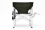 2-piece Lightweight Outdoor Chair with Side Table Storage