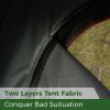Black Hard Shell Grey SUV Rooftop Tent