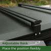 Black Hard Shell Grey SUV Rooftop Tent