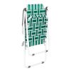 2pcs Folding Beach Chair, Steel Tube, PP Webbing, Bearing 120kg.