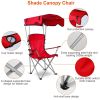 Foldable Beach Canopy Chair Sun Protection.