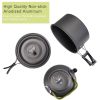 Pots, Pans, and Teapot 2-3 Place Camping Cooking Set