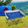 Padded Folding Chair with Backrest and Bag