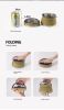 Folding Silicone Kettle Wild Open Fire Coffee Tea Cassette Cooker Cookware