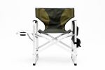 2-piece Lightweight Outdoor Chair with Side Table Storage