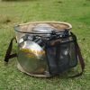 30L Barbecue dishwashing bucket telescopic fishing bucket