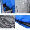 Portable Double Person Waterproof Sleeping Bag W/ 2 Pillows