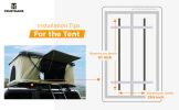 Trustmade Hard Shell Rooftop Tent 100% Waterproof 50mm Mattress