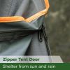 Black Hard Shell Grey SUV Rooftop Tent
