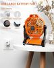 USB Rechargeable Fan Movable 6 t0 25 Hours runtime Adjustable Speed With LED Lights For Tent Fan