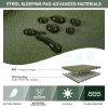 Inflatable Sleeping Pad With Pillows; Waterproof Lightweight Mattress
