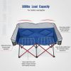 Padded Folding Chair with Backrest and Bag
